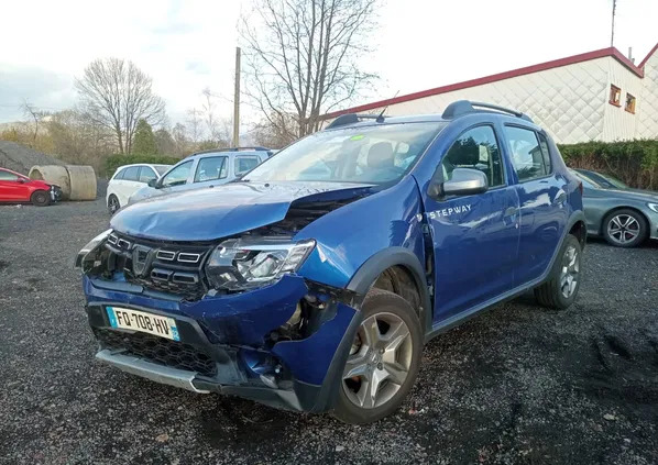 dacia sandero stepway śląskie Dacia Sandero Stepway cena 20500 przebieg: 108205, rok produkcji 2020 z Błaszki